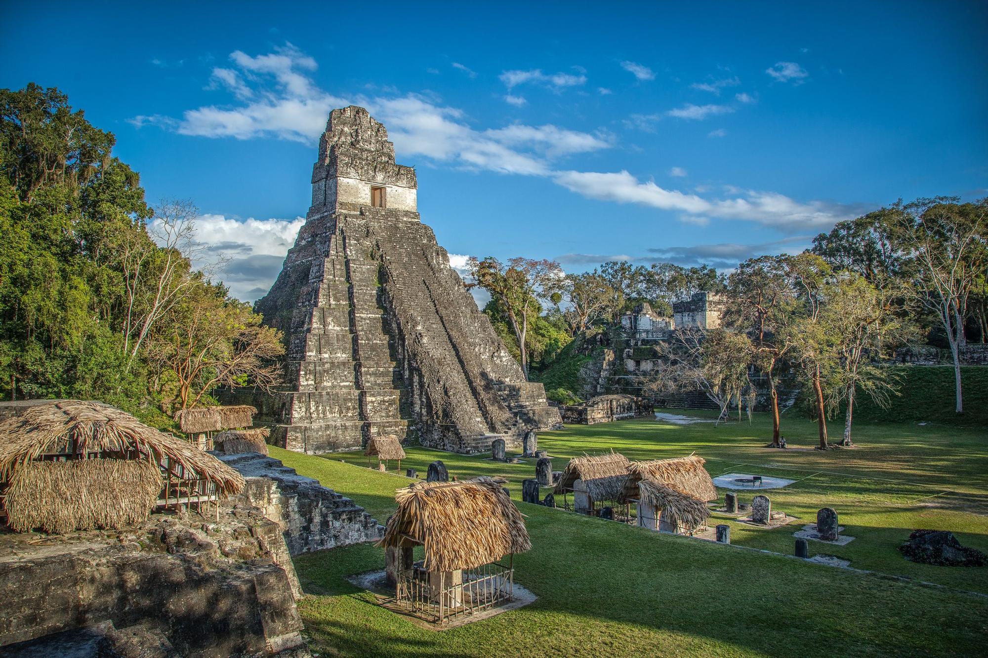 Templo maya en Guatemala