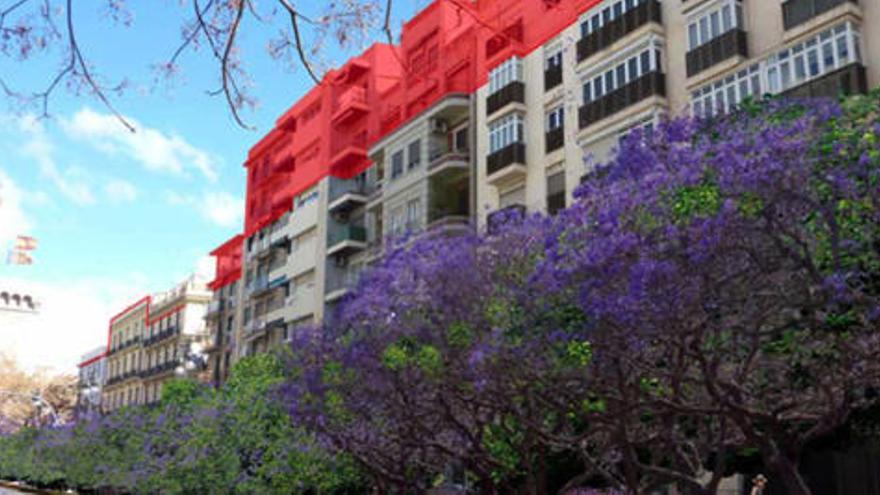 El colegio de arquitectos pide que el Pla del Botànic respete las alturas en veinte edificios