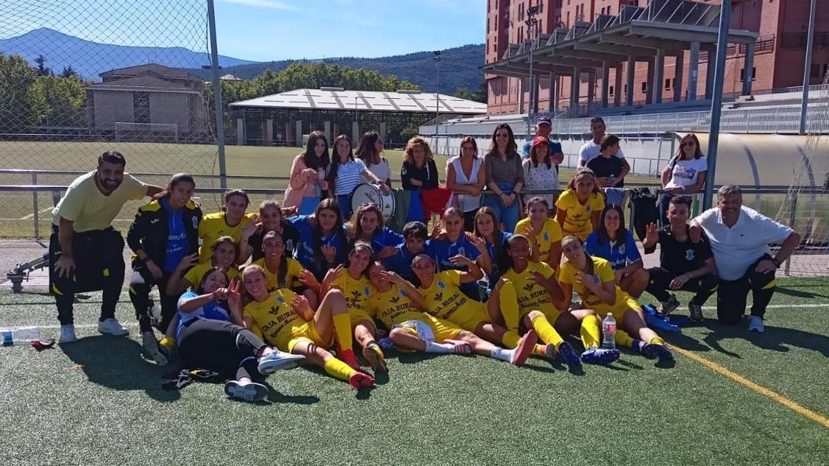 La expedición de la Bovedana celebrando la victoria en Ponferrada