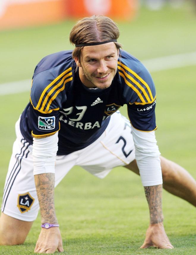 David Beckham, durante su etapa en Los Angeles Galaxy