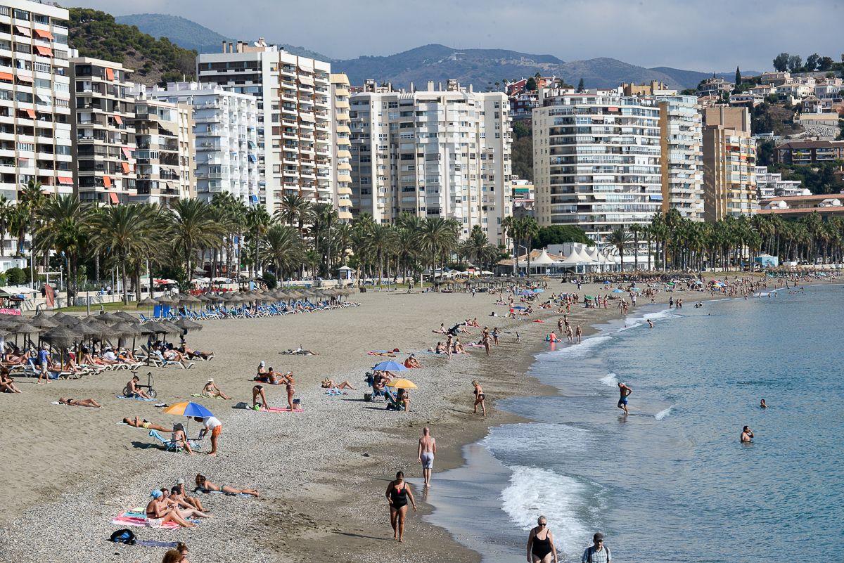 Primer fin de semana de la nueva normalidad en Málaga