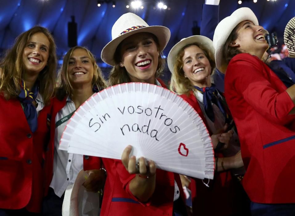 Río 2016: El desfile del equipo español en los Juegos de Río