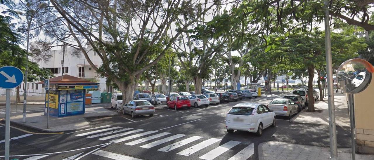 Zona de seguridad de la Comandancia Naval de Santa Cruz de Tenerife.