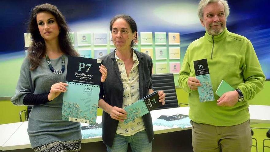Yolanda Castaño, Anxos Riveiro y Antón Sobral. // Rafa Vázquez