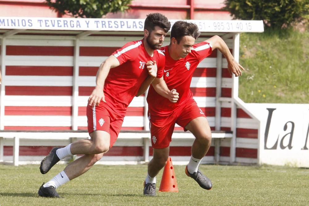 Entrenamiento del Sporting