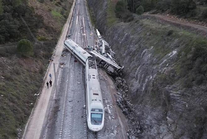 La fractura del carril, principal anomalía detectada por la Guardia Civil en su inspección del accidente de Adamuz