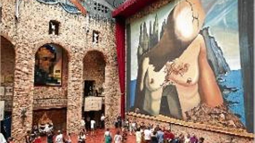 Una imatge del Teatre-Museu Dalí de Figueres.