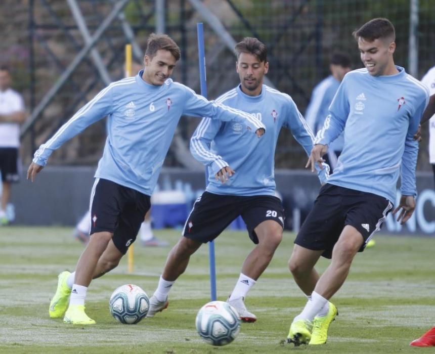 El Celta se ejercita en A Madroa para continuar la pretemporada