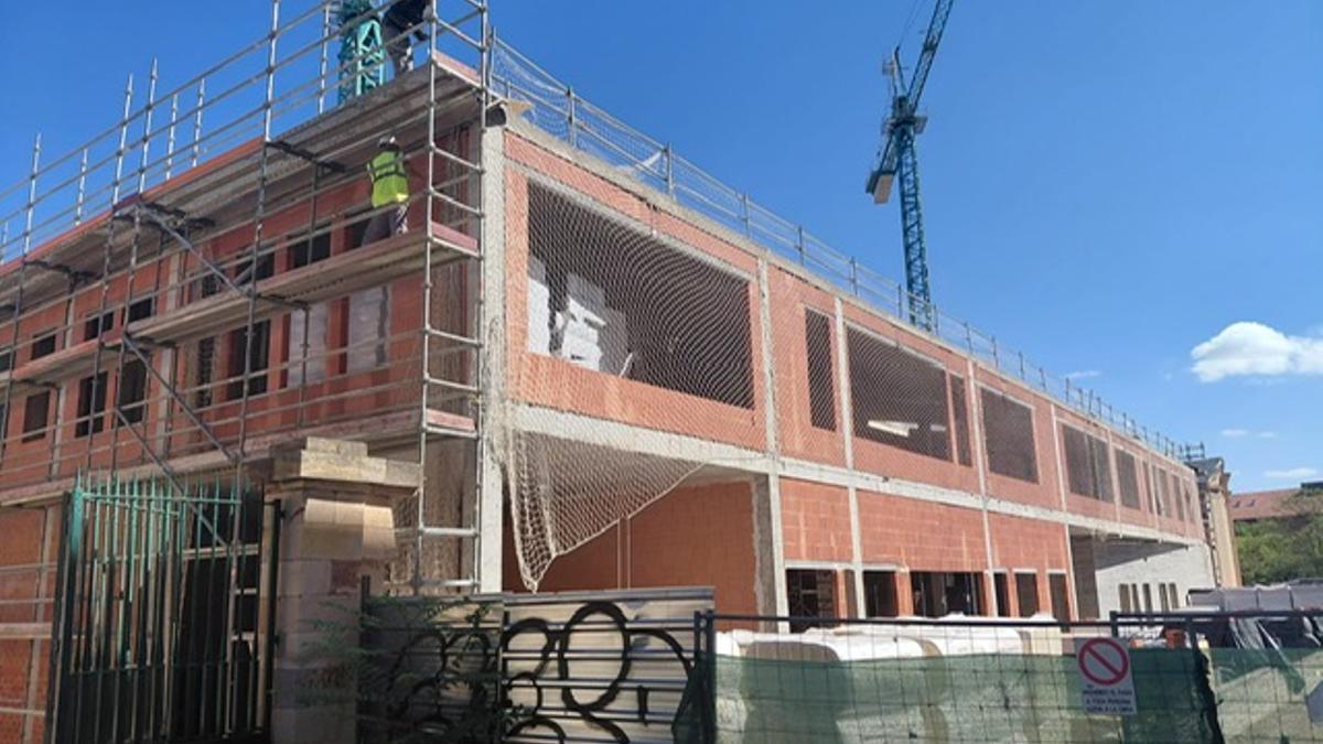 Obras en el Conservatorio de Música de Zamora