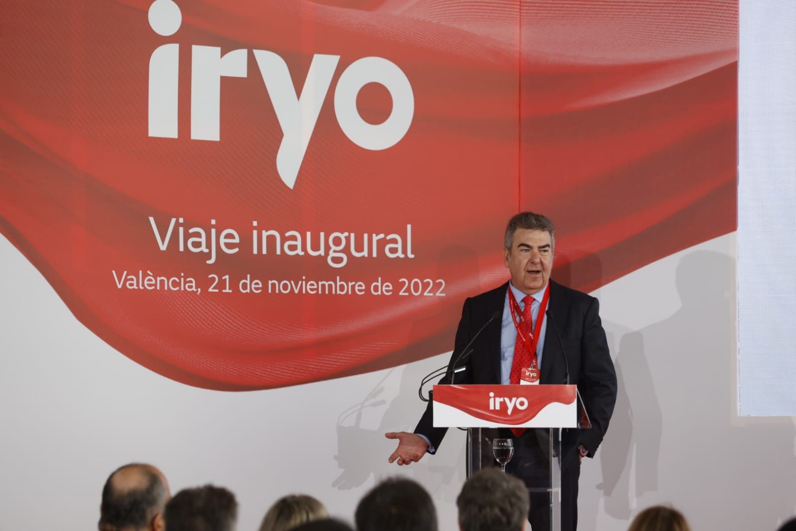 Iryo llega puntual en el viaje inaugural Madrid-València que comenzará a operar el 16 de diciembre