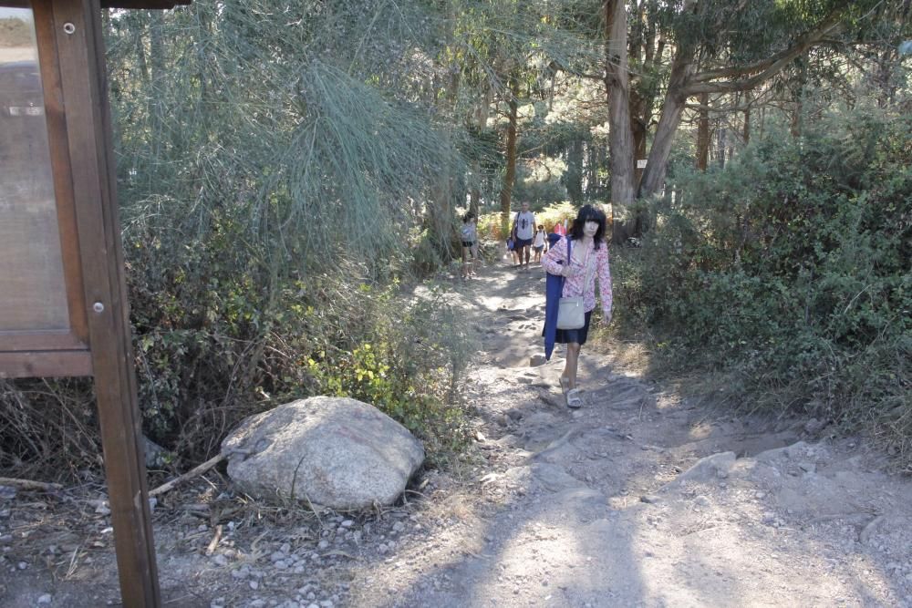 Arco Iris denuncia la pésima conservación de Costa da Vela - Asegura que es una bomba incendiaria y destaca la falta de guardas forestales y señalización adecuada