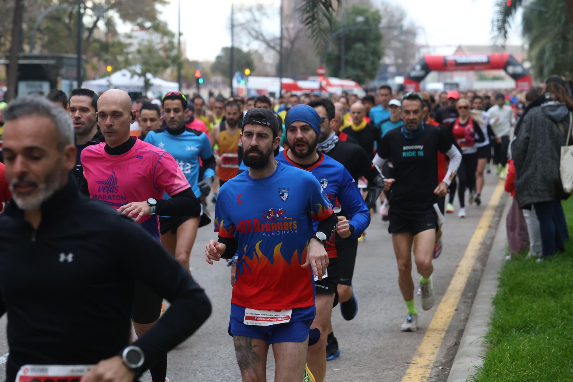 Carrera Never Stop Running del  Circuito Carreras de Valencia