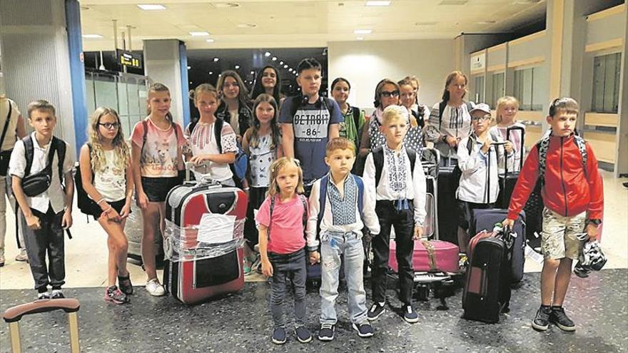 Castellón acoge a 21 niños de Ucrania este verano