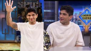 Jorge Martín, en sus entrevistas en La revuelta y El hormiguero