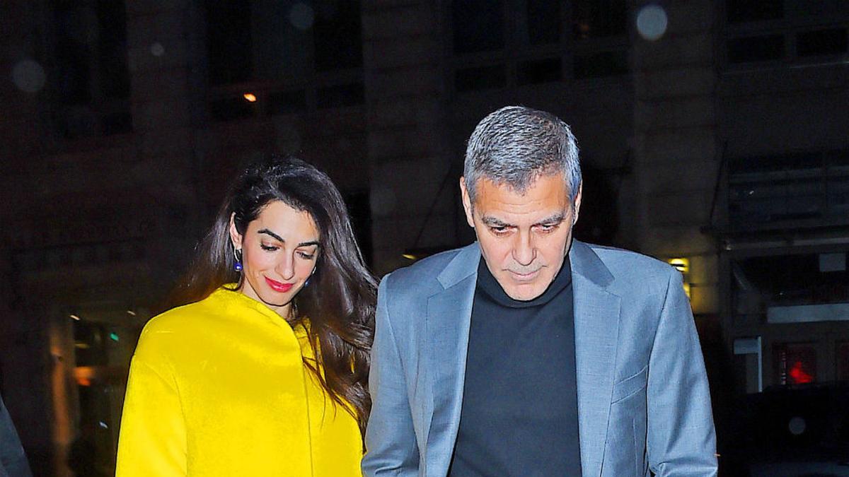 Amal Clooney junto a George Clooney