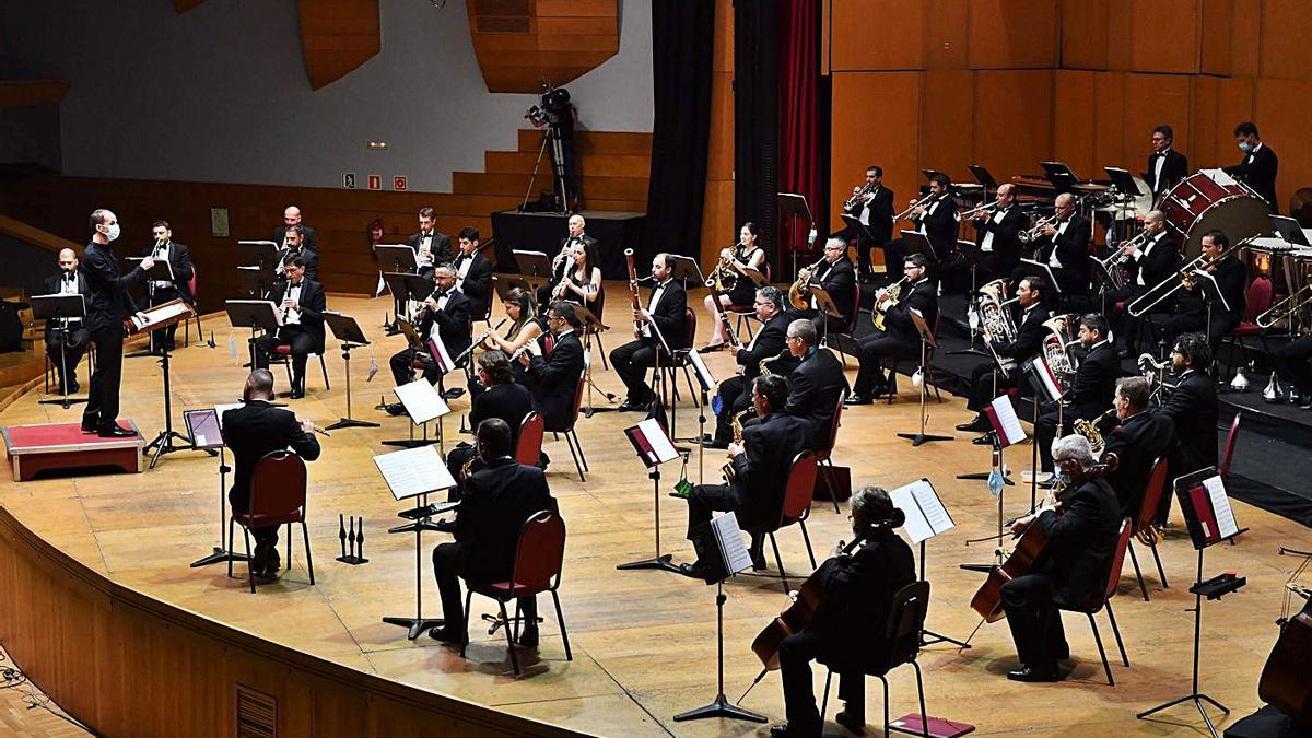 Concierto de la Banda Municipal de Música en el Palacio de la Ópera. |  // VÍCTOR ECHAVE