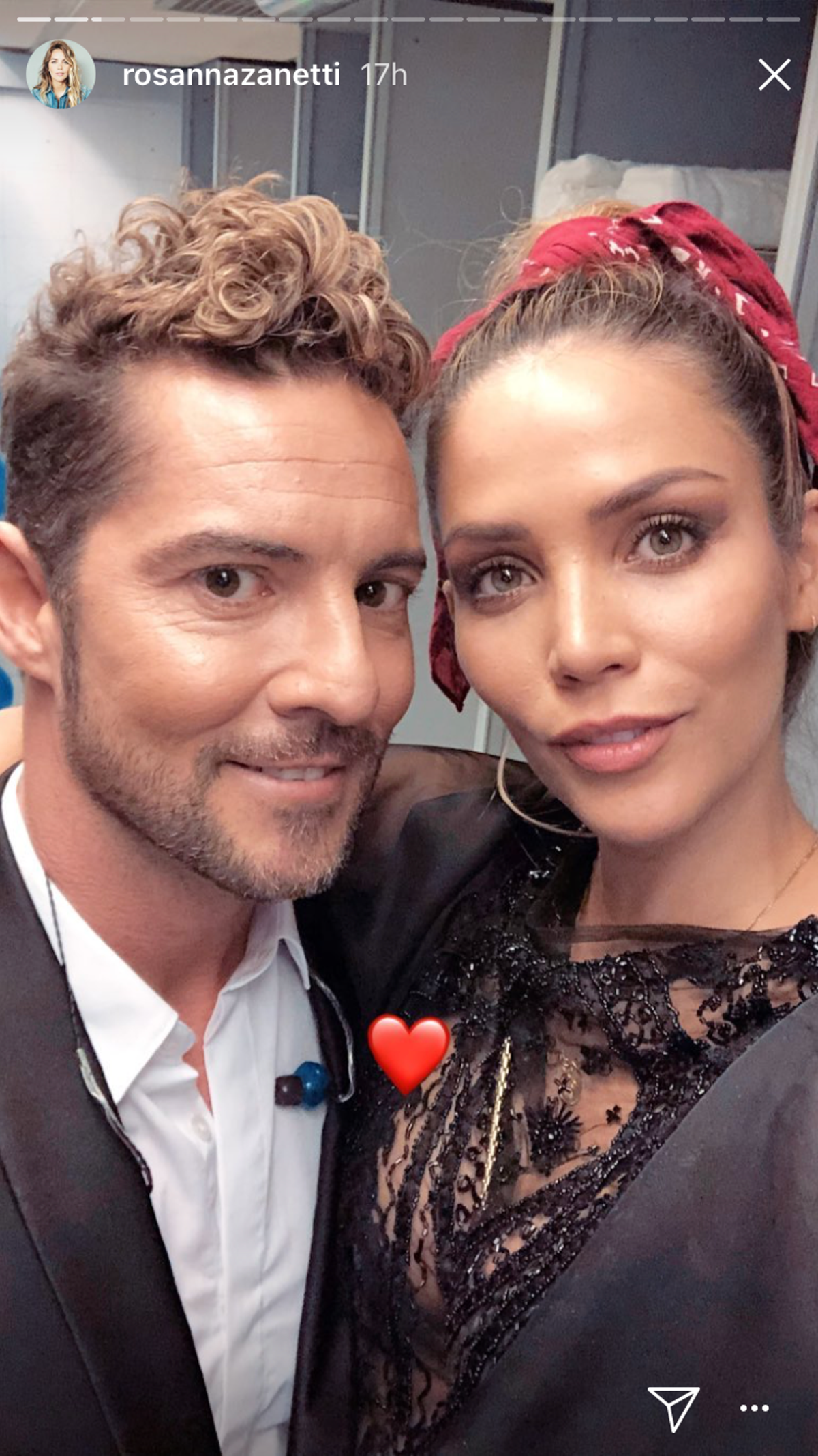 David Bisbal y Rosanna Zanetti