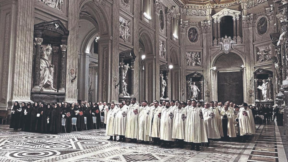 Ceremonia en la basílica de San Juan de Letrán