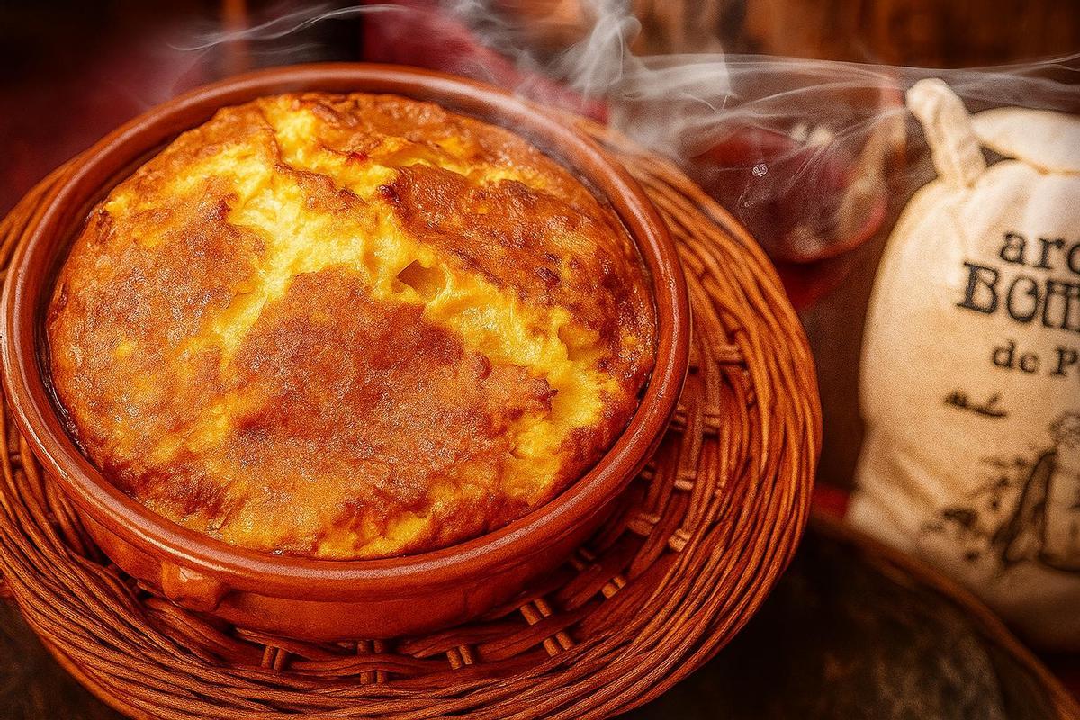 Una imagen de un Arroz con costra