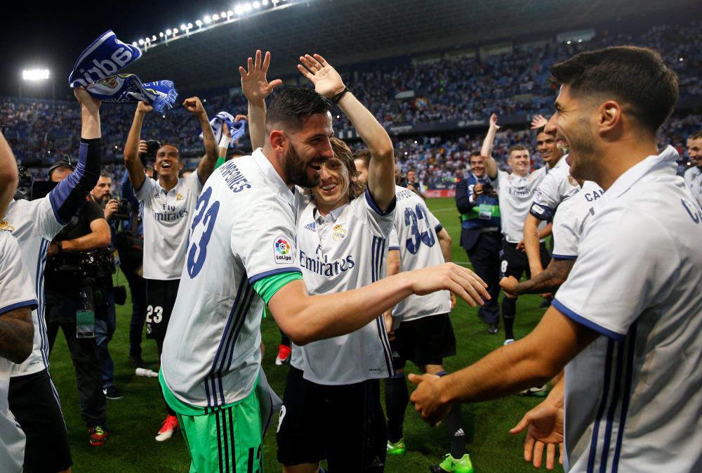 El Reial Madrid guanya la Lliga a Màlaga (0-2)