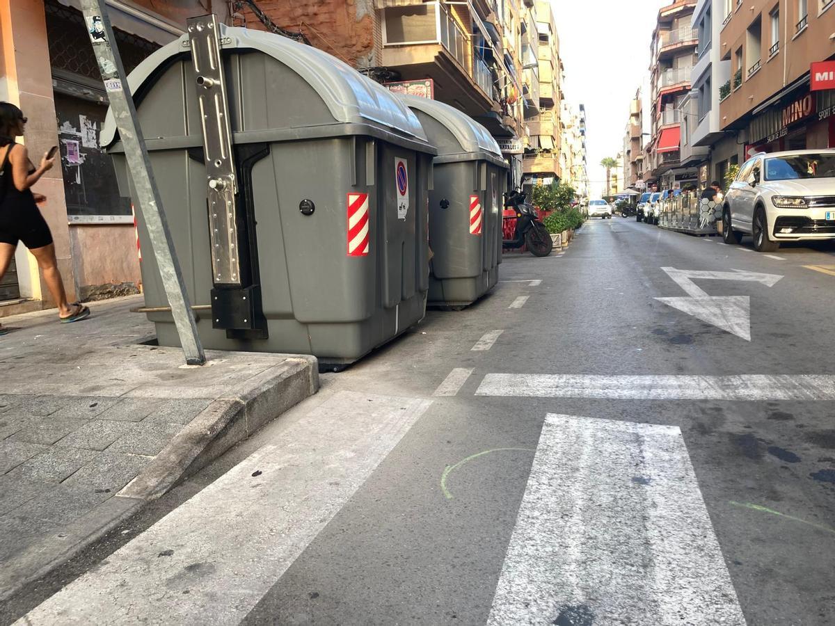 Lugar donde se produjo el atropello tras el robo con violencia en Torrevieja