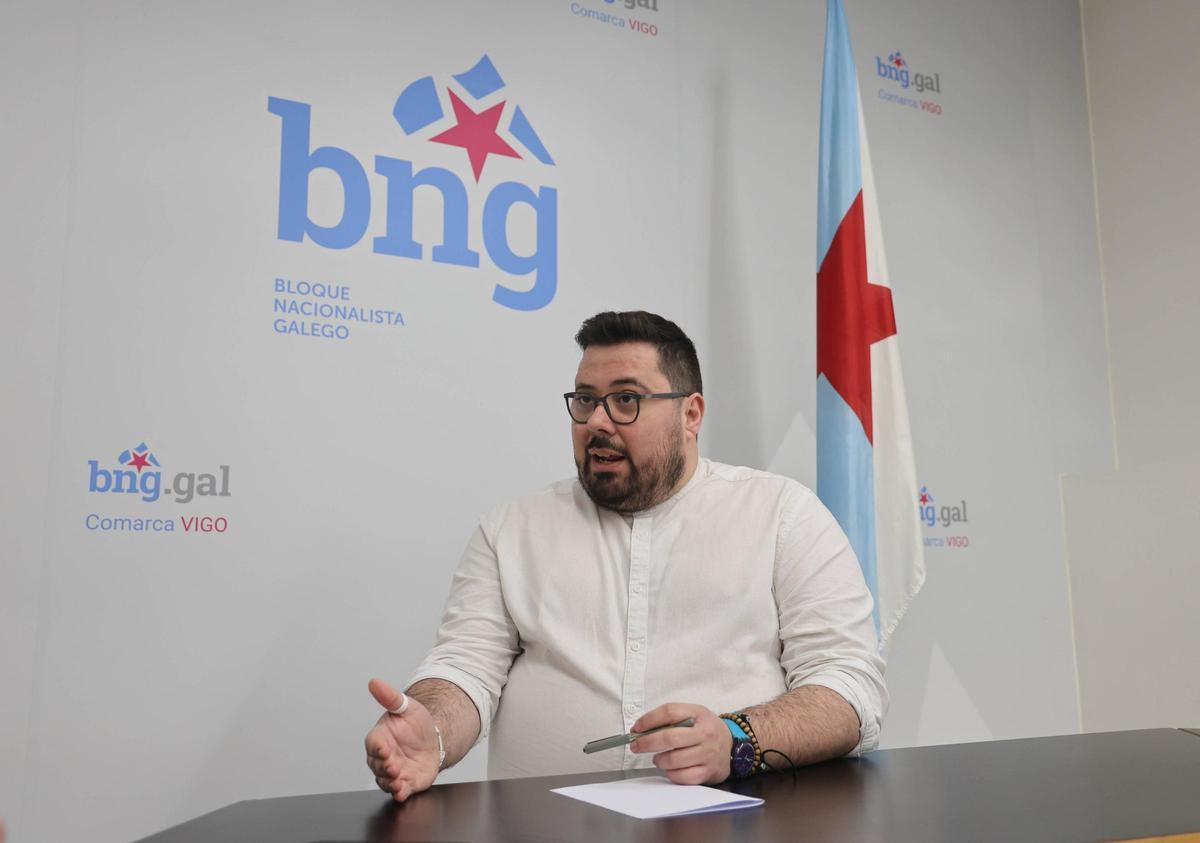 El portavoz municipal del BNG, Xabier P. Igrexas