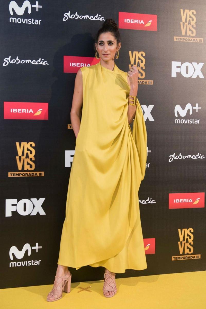Alba Flores en el estreno de la tercera temporada de 'Vis a Vis'