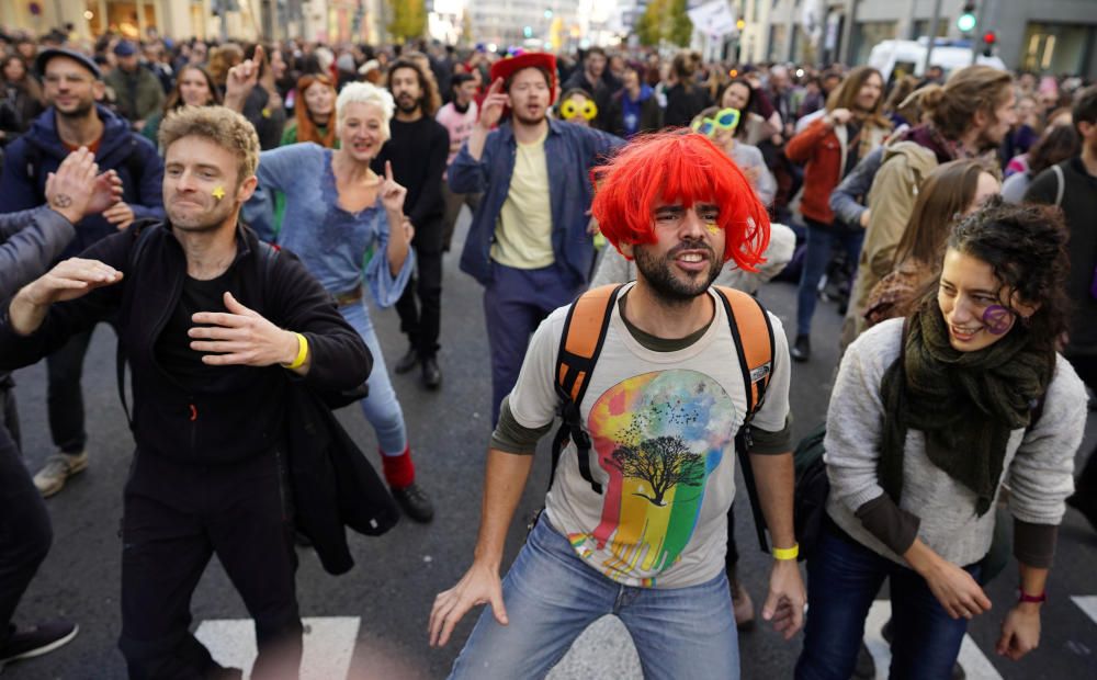 Protesta en Madrid contra el cambio climático