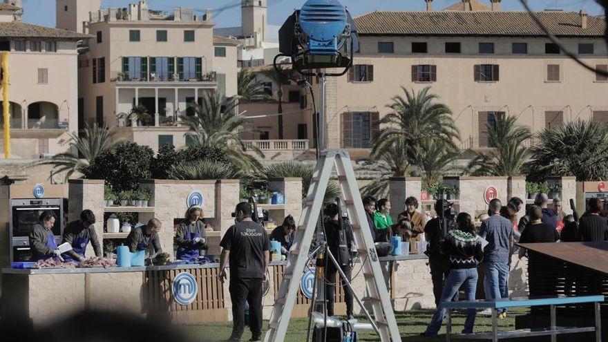 'MasterChef' graba frente a la Catedral de Palma