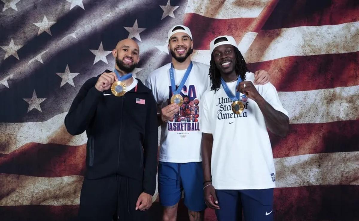 Nunca tres jugadores de un mismo equipo han ganado el anillo y el oro olímpico el mismo año