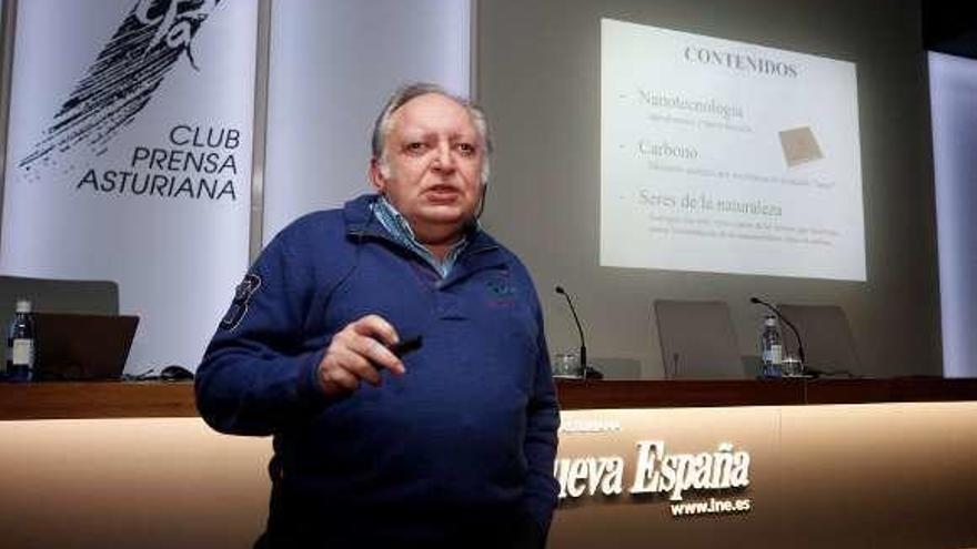 Juan Manuel Tascón, durante la conferencia.