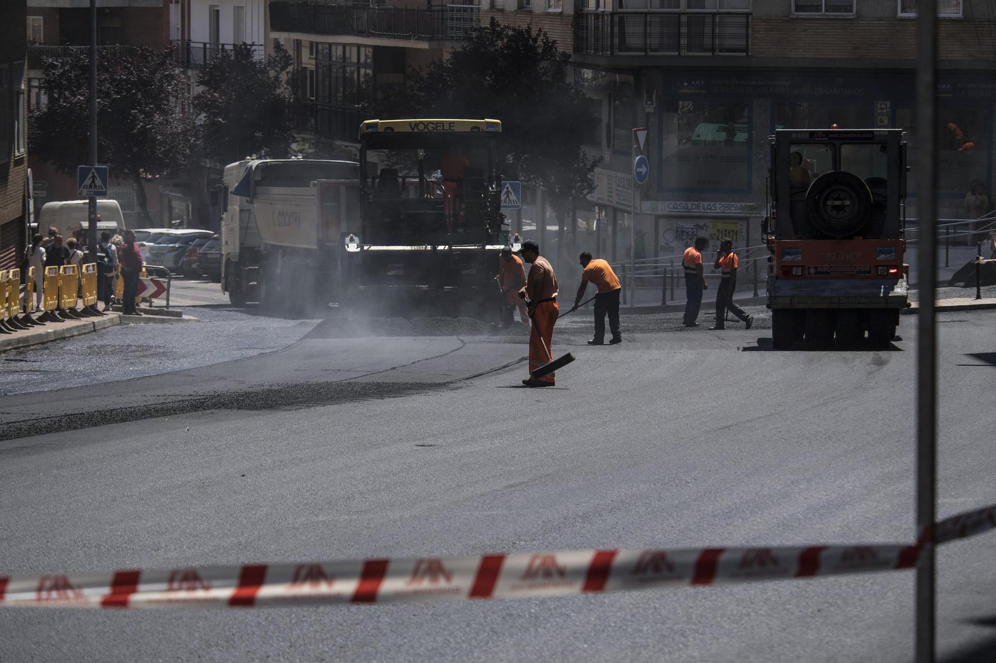 Obras en Ronda del Carmen