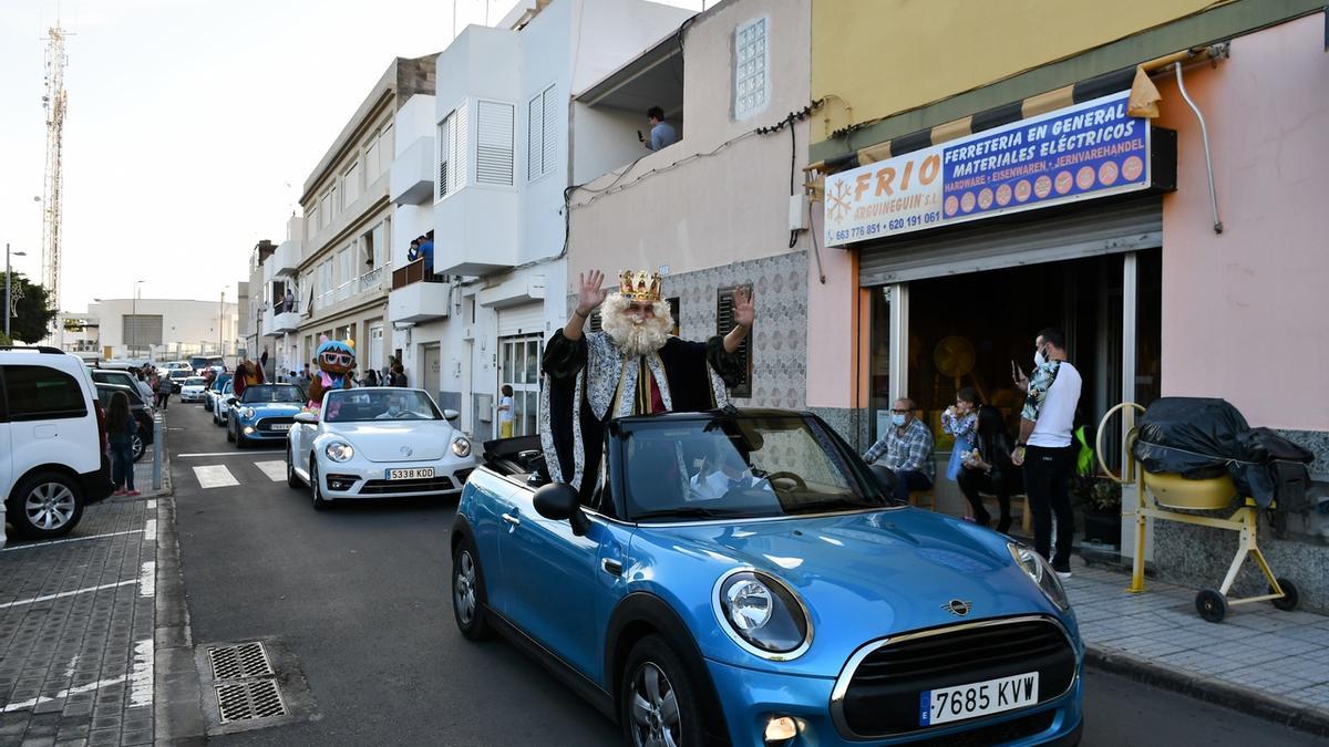 Mogán: Los Reyes Magos en la calle Tanausú de Arguineguín  - LP