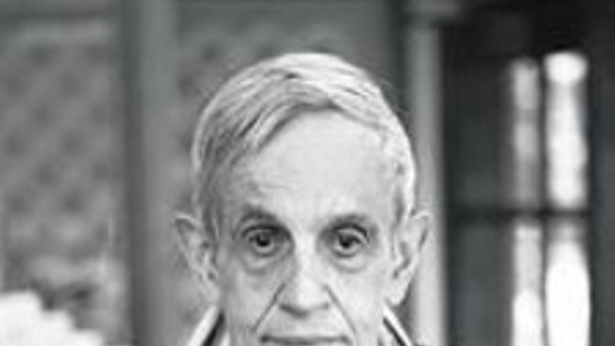 John Nash, en una foto reciente distribuida por el Premio Abel de Noruega.