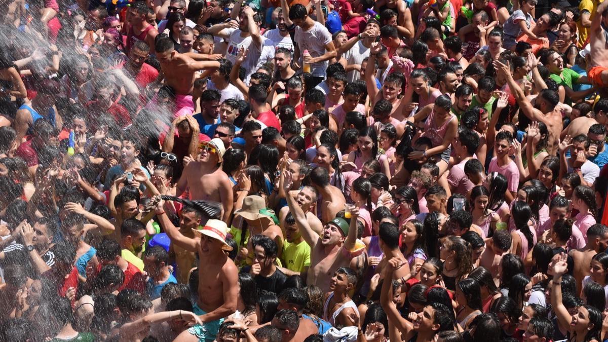 Chupinazo Fiestas de Sagunt.