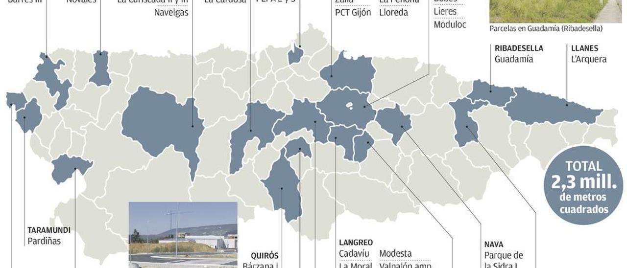 Asturias tiene suelo industrial urbanizado para 38 años con el actual ritmo de venta