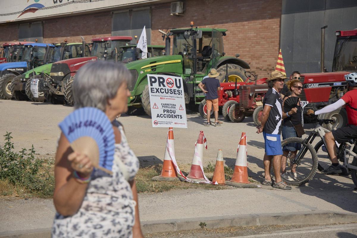Imatges de la manifestació de Serra de Daró