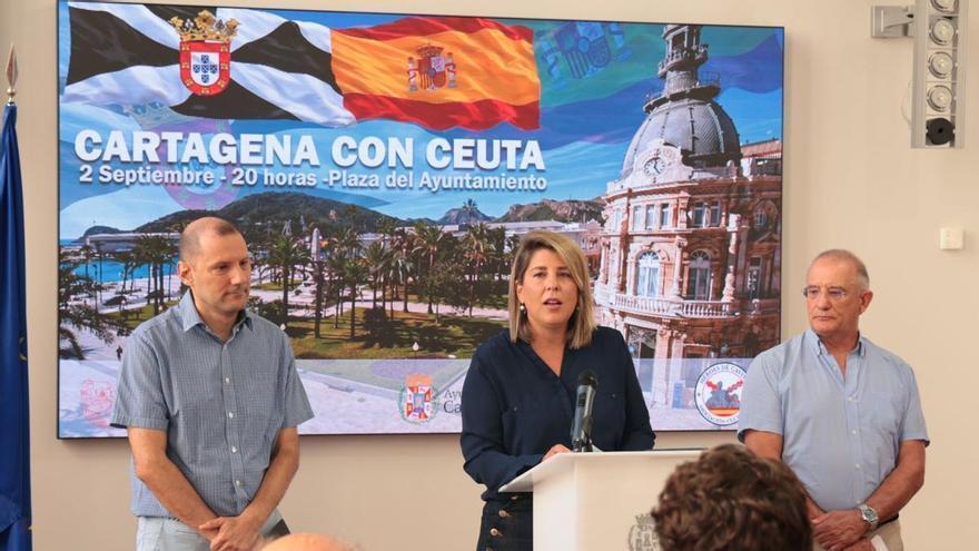 La oposicion enfrenta posturas en Cartagena ante la manifestación por Ceuta del 2 de Septiembre