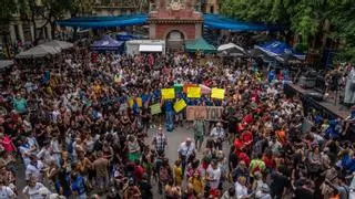 Las protestas, las protagonistas del Pregón de las Fiestas de Gràcia