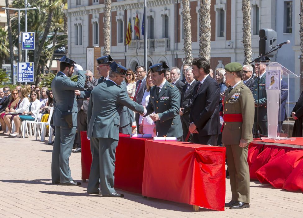 Acto institucional del 175 aniversario de la Guardia Civil en Alicante