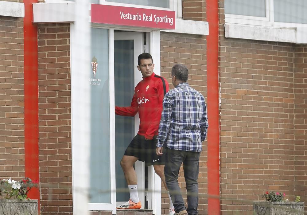 Entrenamiento del Sporting de Gijón