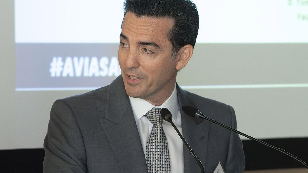 Francisco Segura, el pasado abril, en su elección como nuevo presidente de AVIA