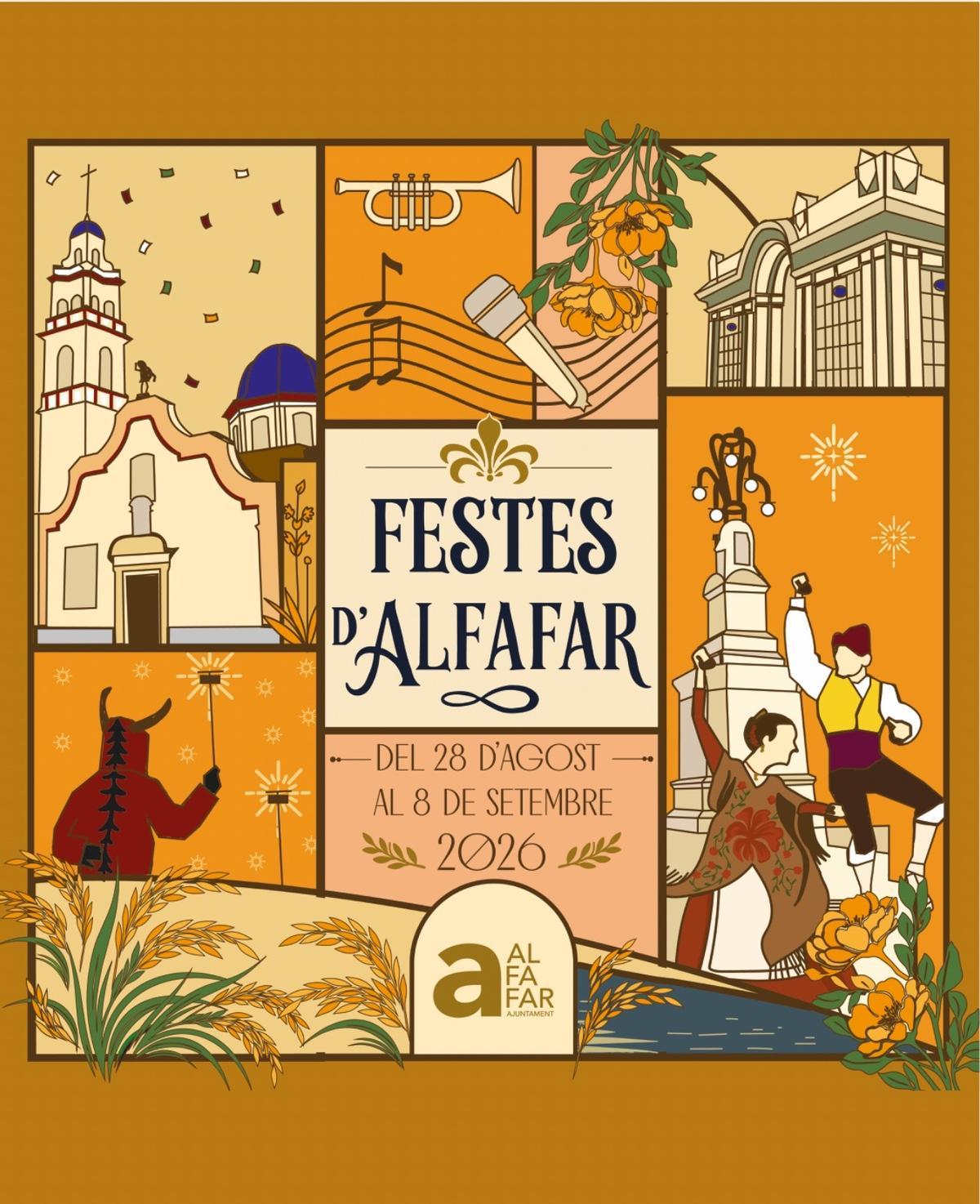 Cartel fiestas.