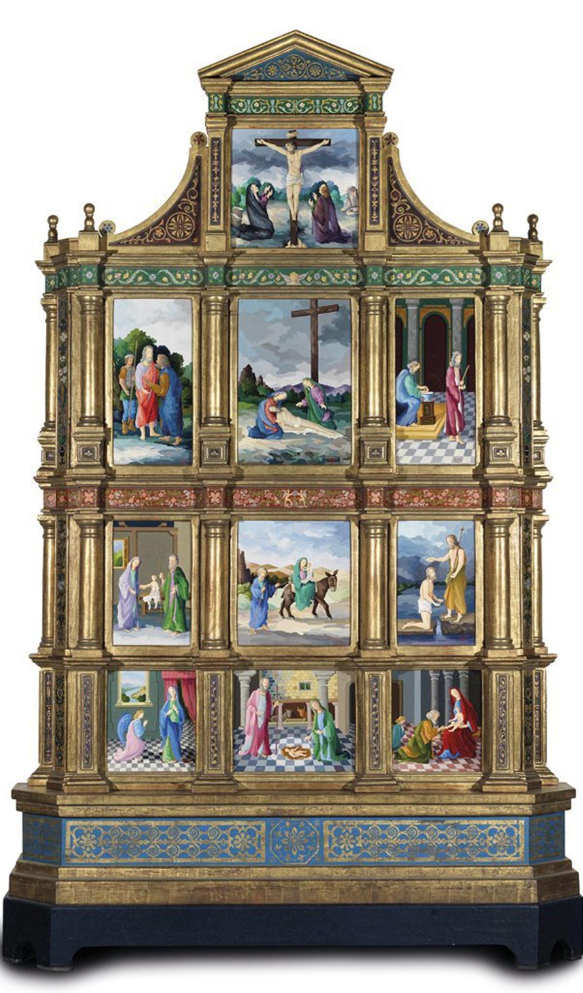 Vida de Jesucristo, retablo, 2007 Vida de Jesucristo, retablo, 2007