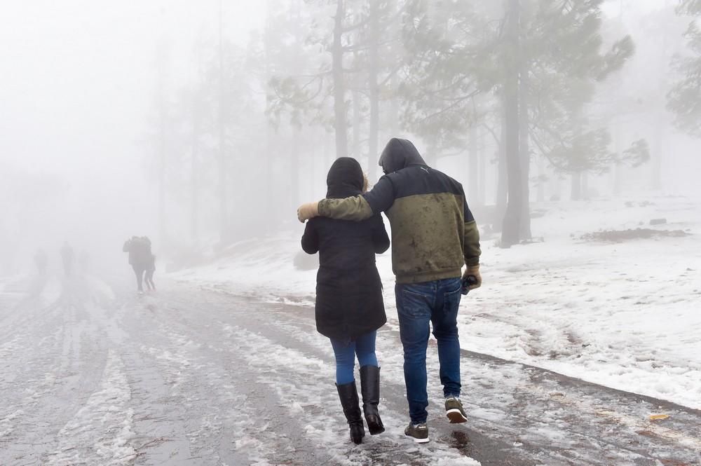 Nieve en Gran Canaria (01/02/2018)