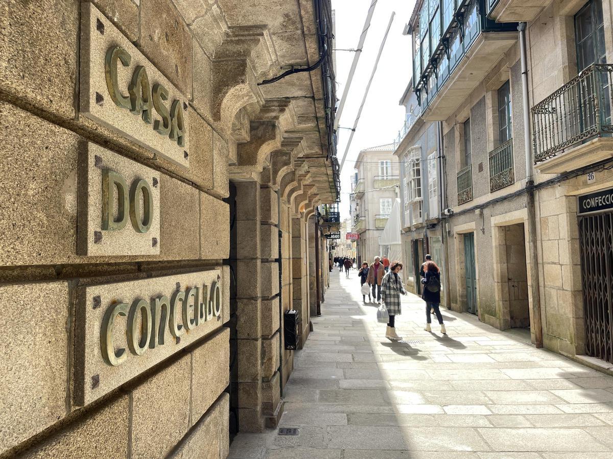 Fachada del Concello de Padrón