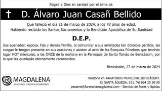 D. Álvaro Juan Casañ Bellido