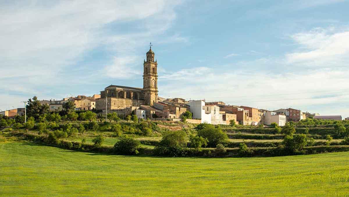 Panoràmica de Vilalba dels Arcs, a la comarca de la Terra Alta.