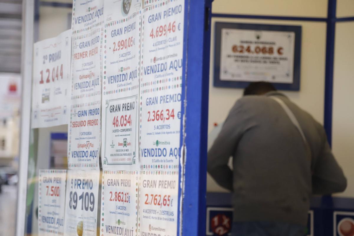 A.J.González Córdoba&amp;amp;#xD;Lotería de Navidad administración El Califa de la Suerte en avenida América