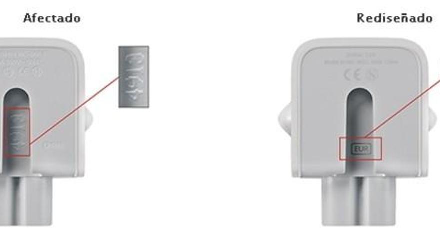 Apple cambia adaptadores de enchufe de Mac y iPad por riesgo de descarga eléctrica